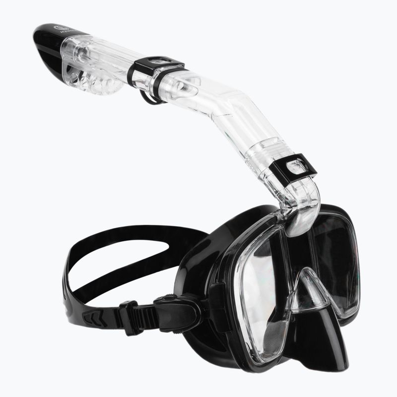 Set de snorkeling AQUASTIC Mască + Tub negru SMFK-01SC 12