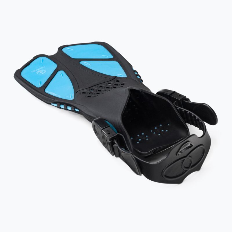 Set de snorkeling pentru copii AQUASTIC Mască + Aripioare + Tub albastru MSFK-01SN 6