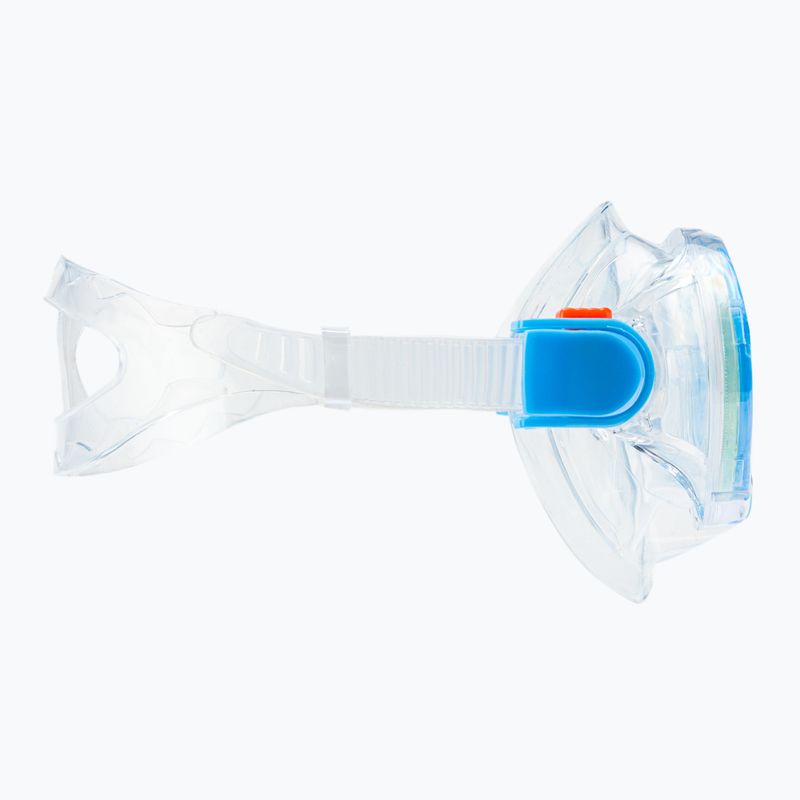 Set de snorkeling pentru copii AQUASTIC Mască + Aripioare + Tub albastru MSFK-01SN 13