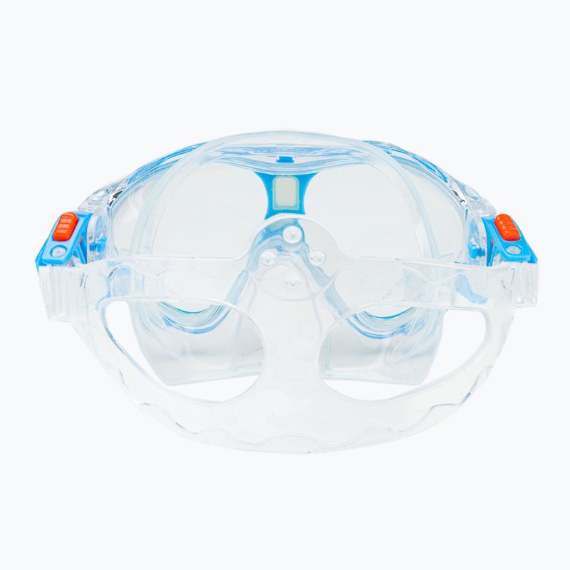 Set de snorkeling pentru copii AQUASTIC Mască + Aripioare + Tub albastru MSFK-01SN 15