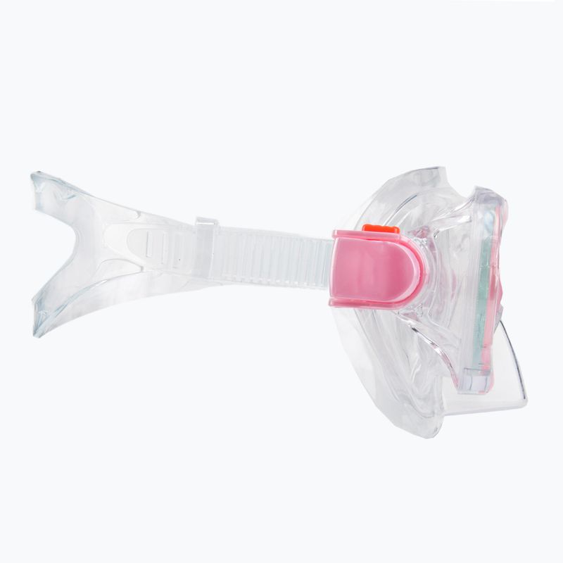 Set de snorkeling pentru copii AQUASTIC Mască + Aripioare + Tub roz MSFK-01SR 12