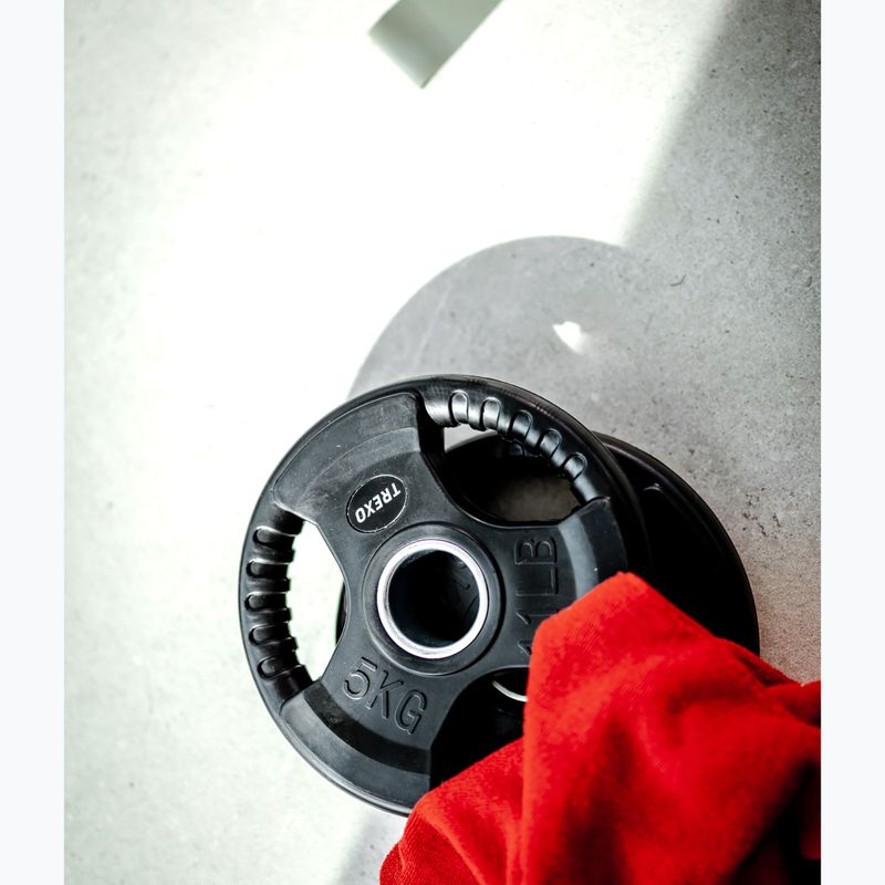 Greutate din fontă cauciucată XTREXO czarne RW5 5 kg 5