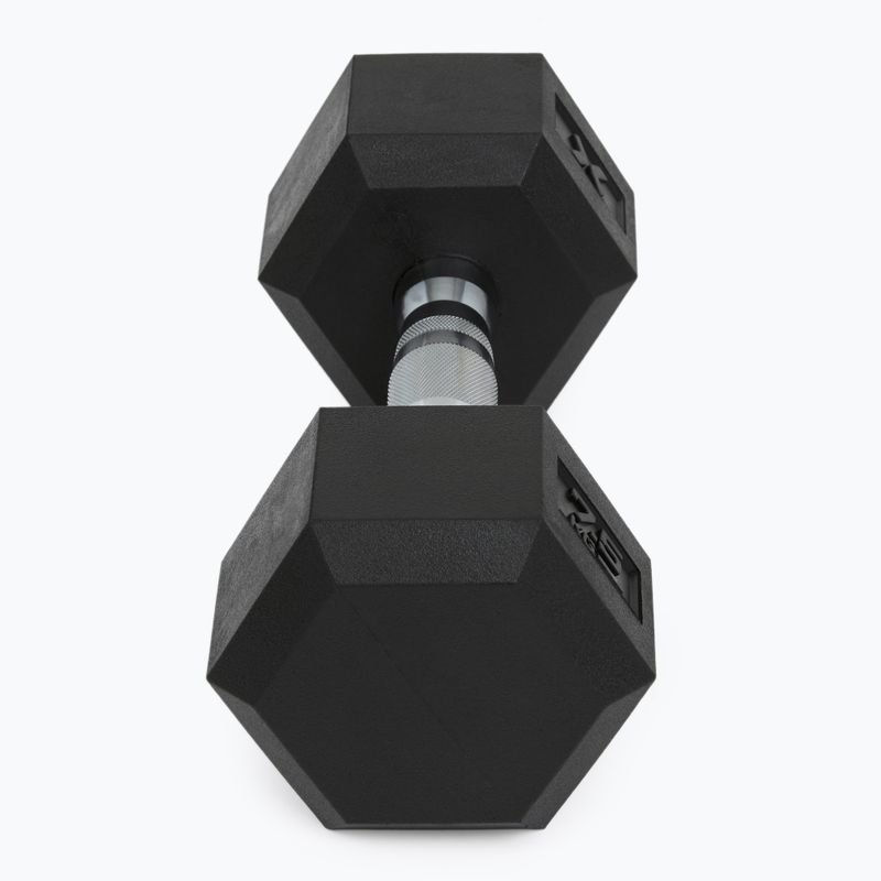 Ganteră cauciucată  XTREXO Hex HXD75 7.5 kg 6