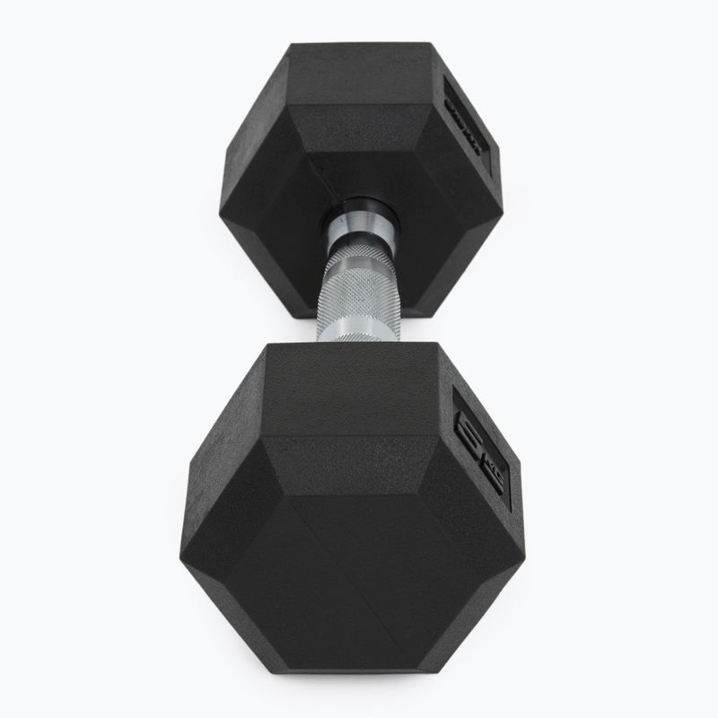 Ganteră cauciucată  XTREXO Hex HXD50 5 kg 6