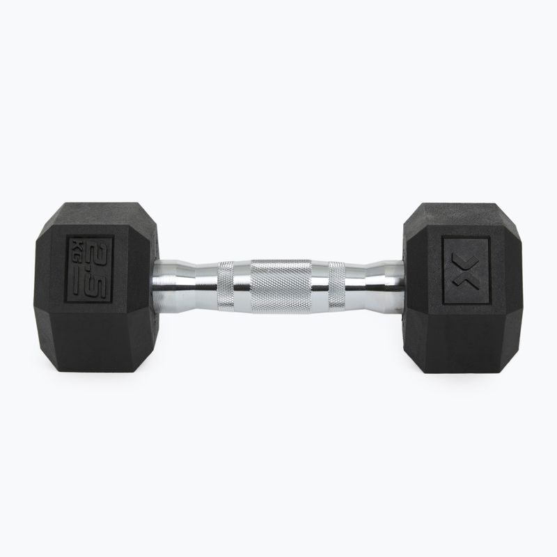 Ganteră cauciucată XTREXO Hex HXD25 2.5 kg 7