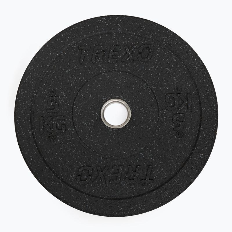 Greutate bumper de olimpiadă XTREXO neagră TRX-BMP005 5 kg 3