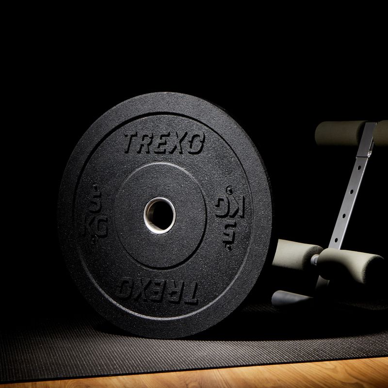 Greutate bumper de olimpiadă XTREXO neagră TRX-BMP005 5 kg 9