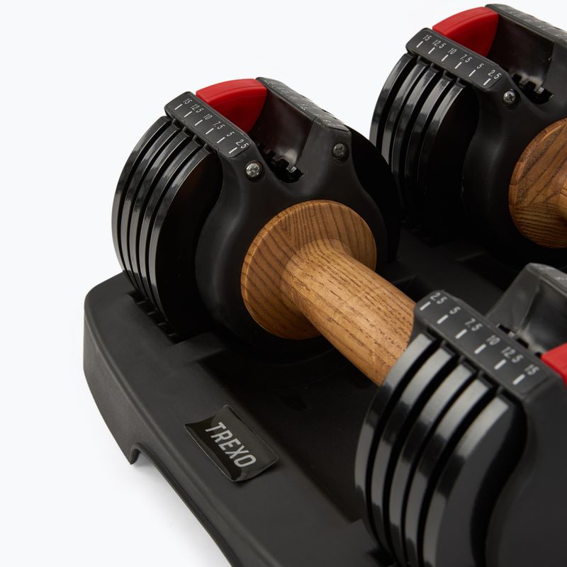 Halteră/bară reglabilă regulowana XTREXO ADS15 negru 5