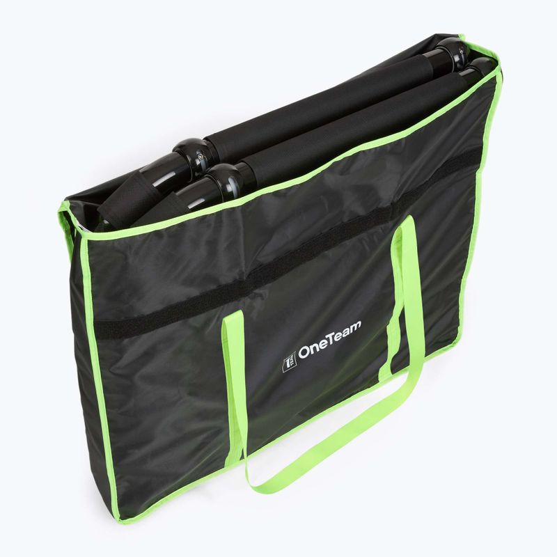 Geantă pentru transport poartă OneTeam Swiftgoal 180 x 120 cm negru/verde 7