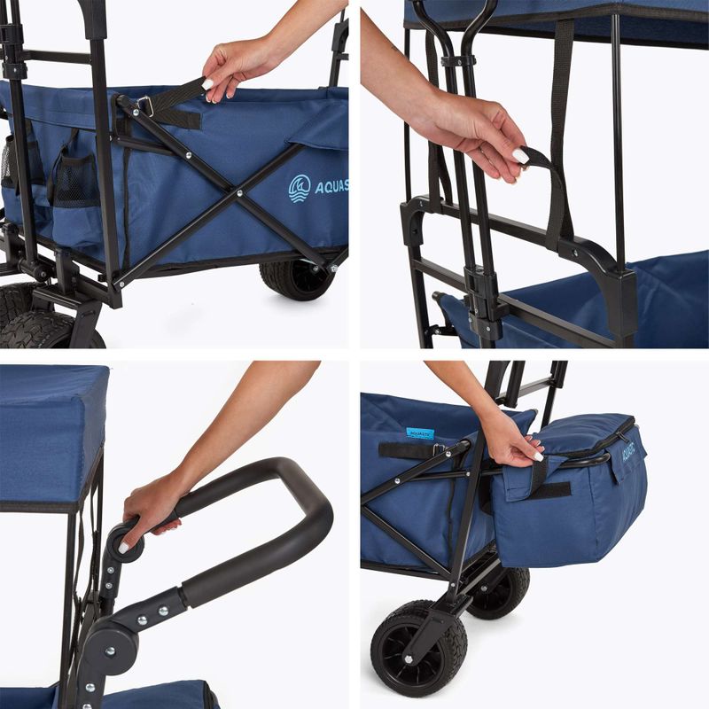 Cărucior de transport AQUASTIC Cart albastru 8