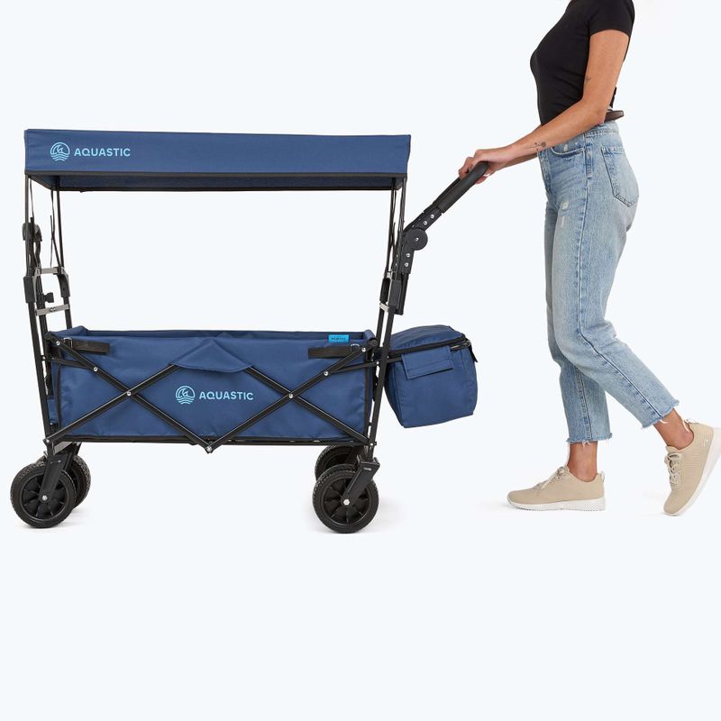 Cărucior de transport AQUASTIC Cart albastru 9
