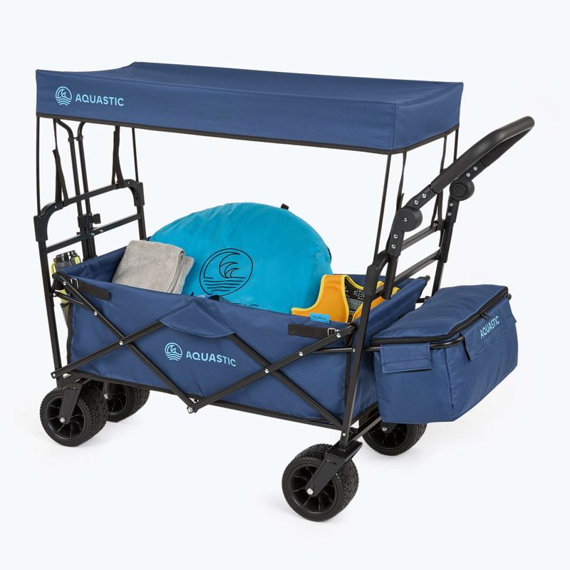 Cărucior de transport AQUASTIC Cart albastru 12