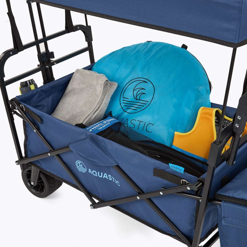 Cărucior de transport AQUASTIC Cart albastru 13