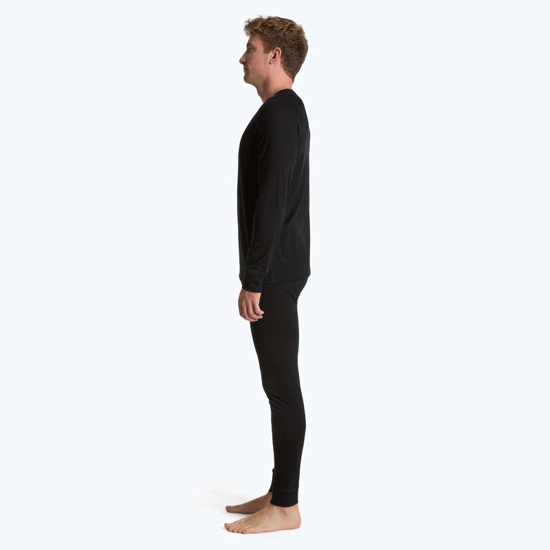 Set de lenjerie termoactivă pentru bărbați WOOLCANO Merino SET0540 negru 2