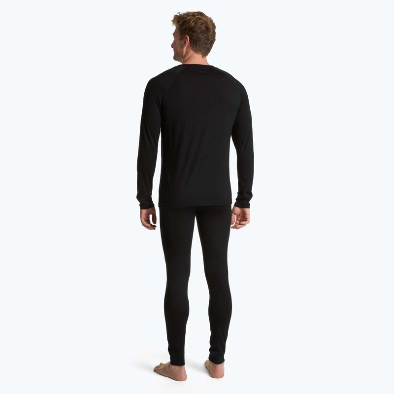 Set de lenjerie termoactivă pentru bărbați WOOLCANO Merino SET0540 negru 3