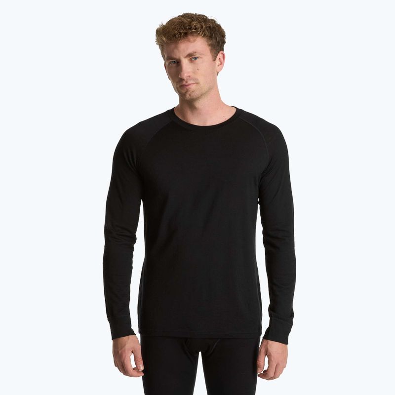 Set de lenjerie termoactivă pentru bărbați WOOLCANO Merino SET0540 negru 4