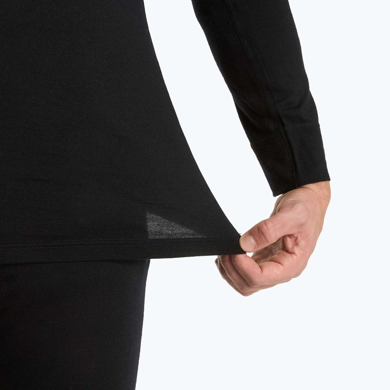 Set de lenjerie termoactivă pentru bărbați WOOLCANO Merino SET0540 negru 6