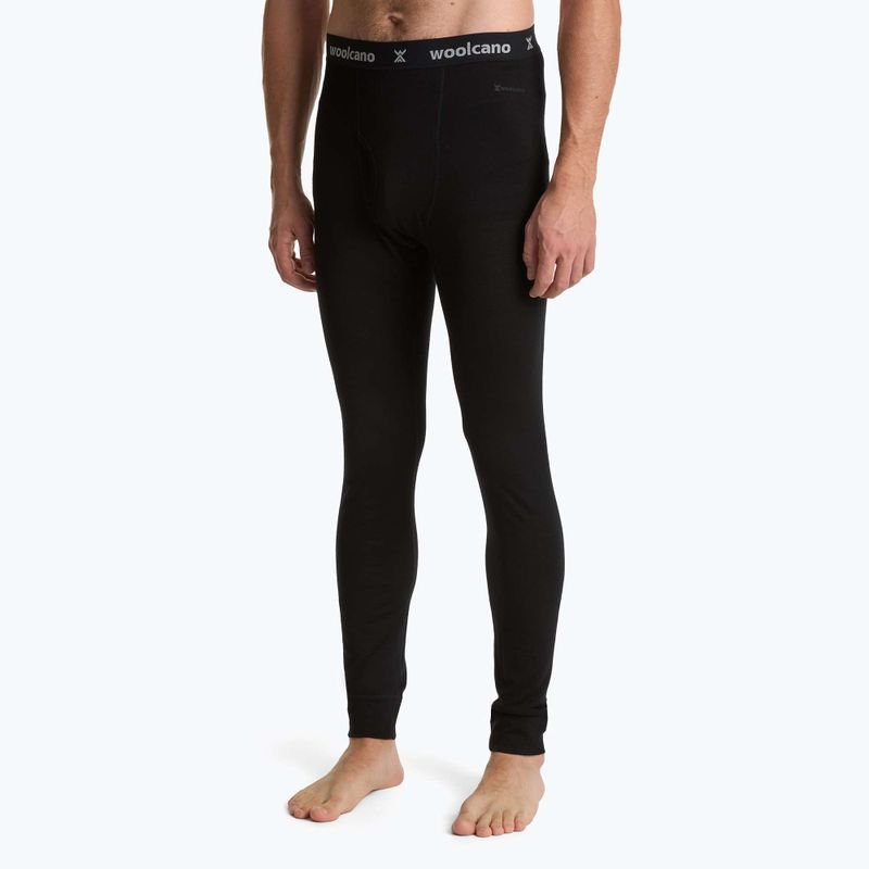 Set de lenjerie termoactivă pentru bărbați WOOLCANO Merino SET0540 negru 7