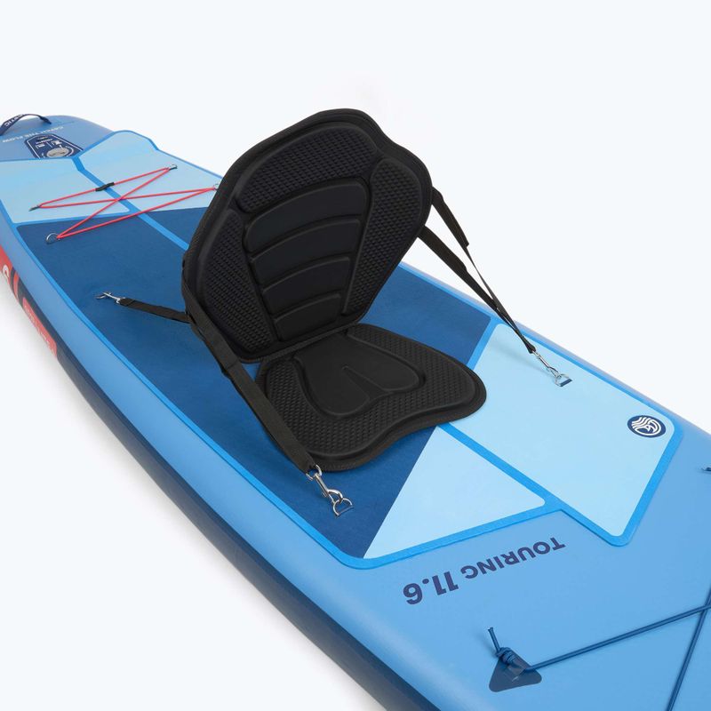 Set placă SUP gonflabilă AQUASTIC Touring 11'6" albastru 11