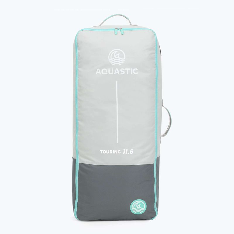 Set placă SUP gonflabilă AQUASTIC Touring 11'6" albastru 17
