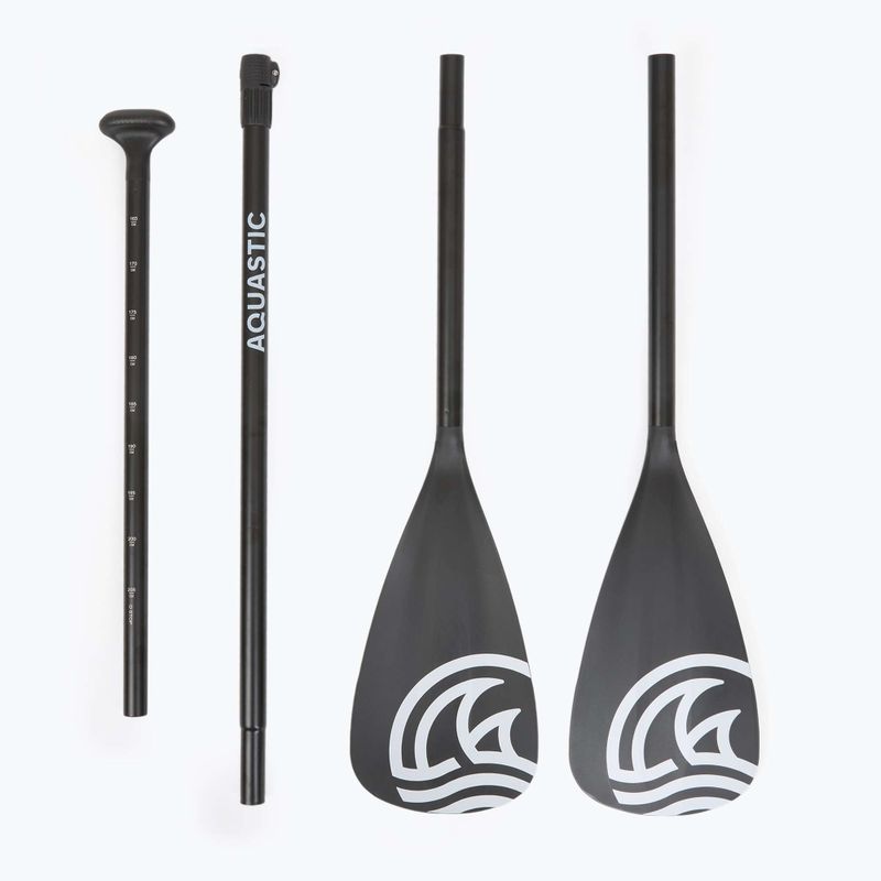 Set placă SUP gonflabilă AQUASTIC Touring 11'6" albastru 19