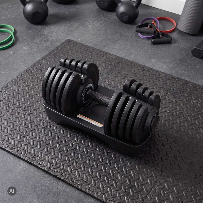 Halteră reglabilă XTREXO TXO-B4W001 40 kg negru 7
