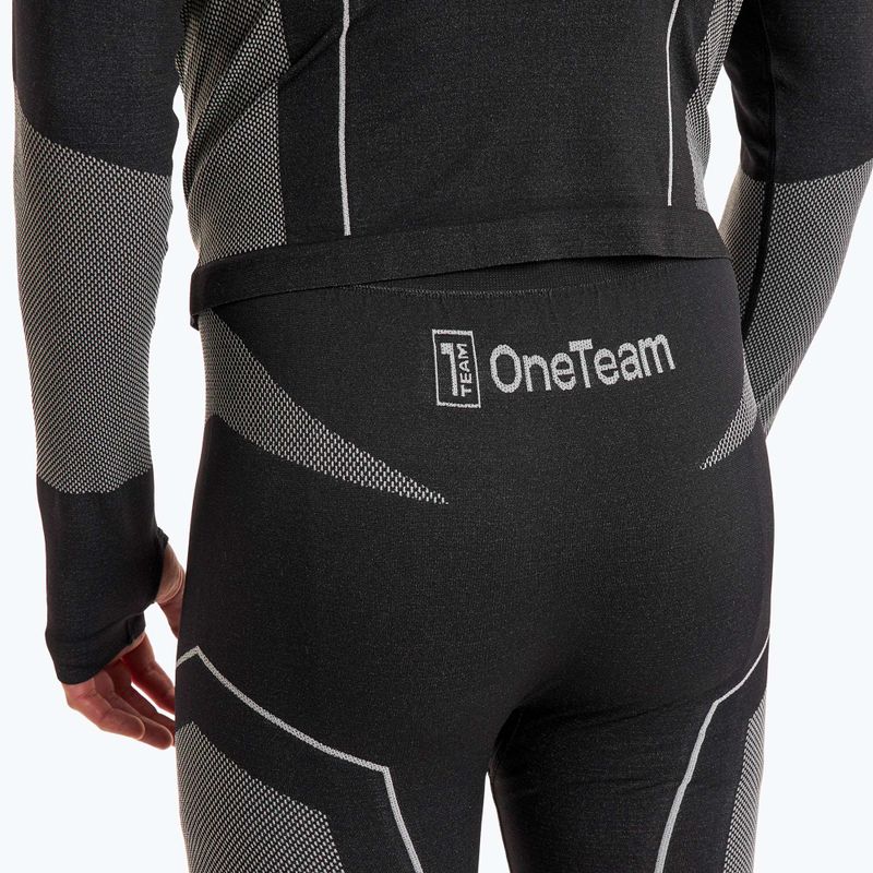 Set de lenjerie termoactivă pentru bărbați OneTeam Achill Set negru 10