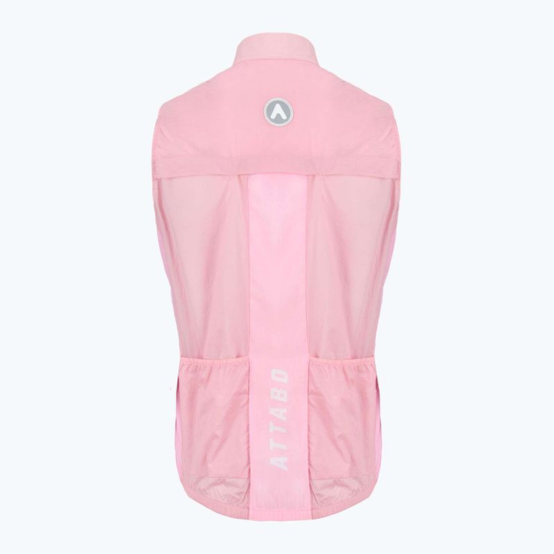 Vestă de ciclism pentru femei ATTABO Cahayo Vest Windproof różowy 10
