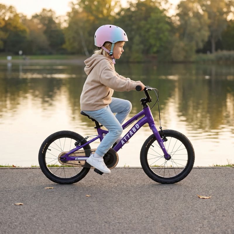Bicicleta pentru copii ATTABO EASE 16" violet 3