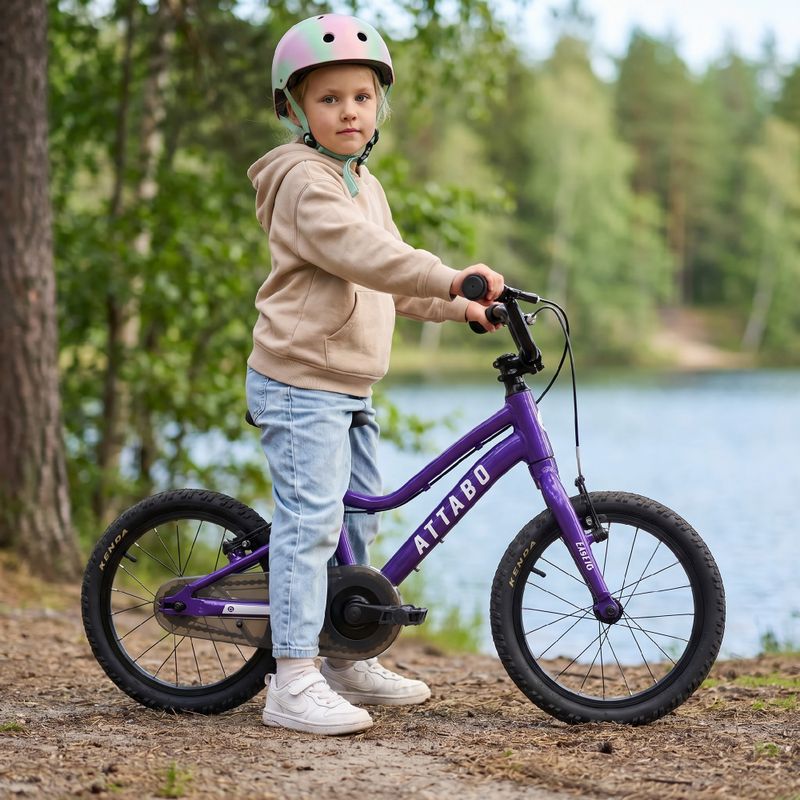 Bicicleta pentru copii ATTABO EASE 16" violet 7