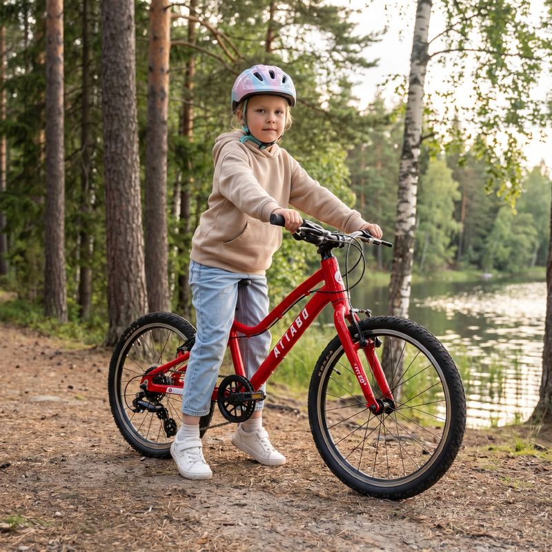 Bicicleta pentru copii ATTABO EASE 20" roșu 5