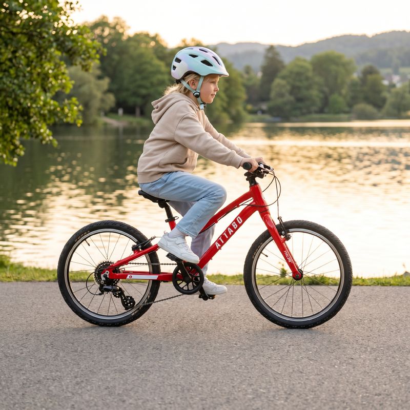 Bicicleta pentru copii ATTABO EASE 20" roșu 6