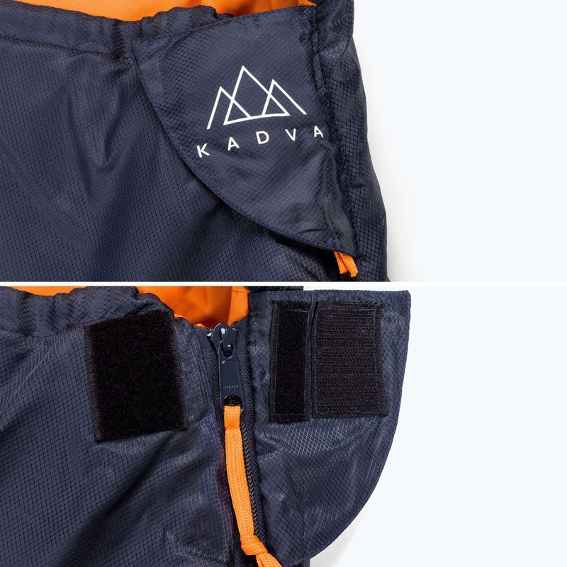 KADVA Light 1000 L sac de dormit stânga gri 11