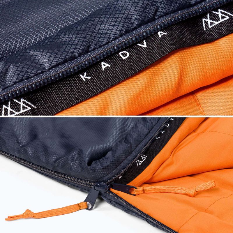 KADVA Light 1000 L sac de dormit stânga gri 12