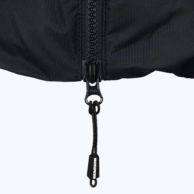 Jachetă izolată pentru bărbați BERGSON Snowy Wolf Micro-Therm negru 6