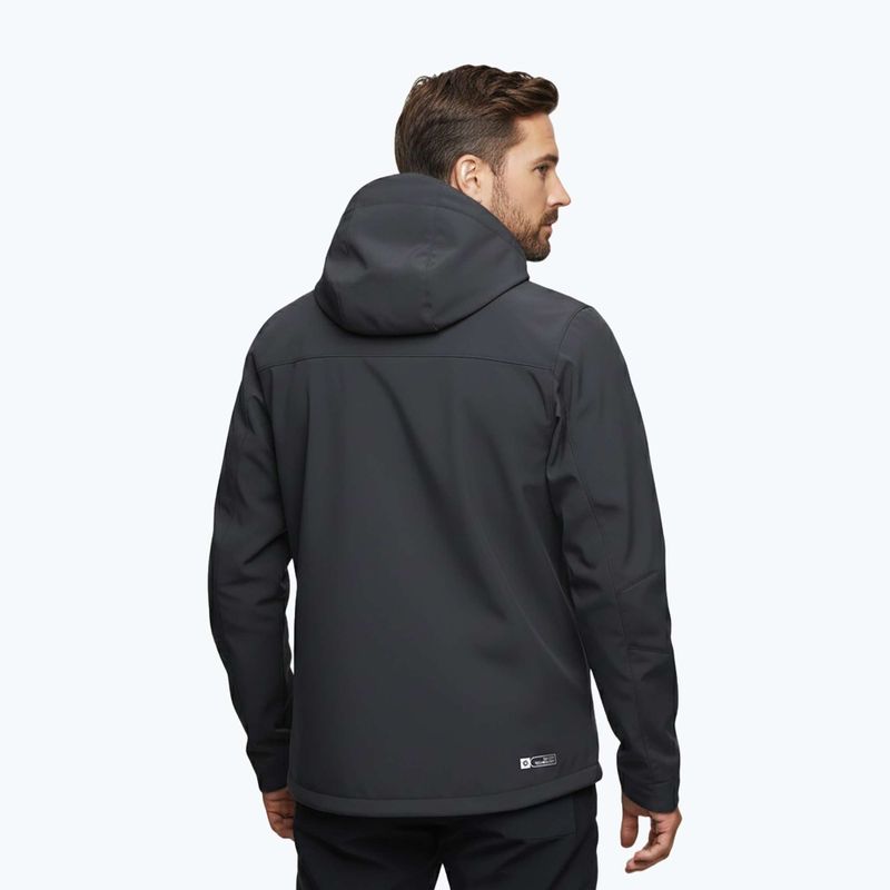 Geacă softshell pentru bărbați Alpinus Roignais black/graphite 3
