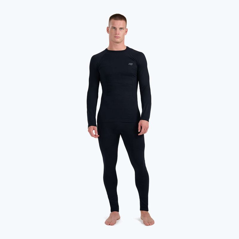 Pantaloni termoactivi pentru bărbați 4F M234 black 4