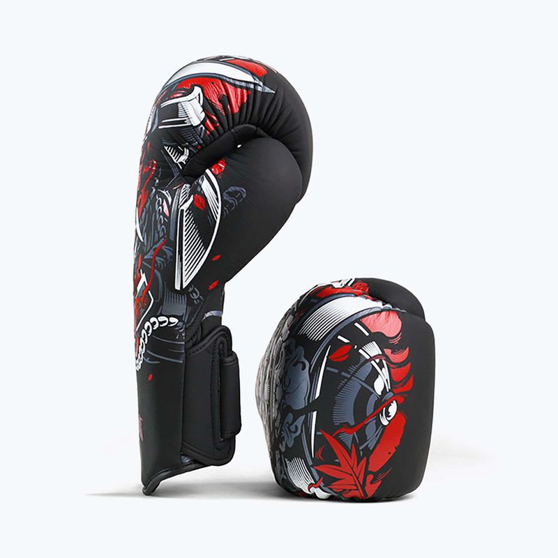 Mănuși de box pentru bărbați GroundGame “Samurai”, negru, 21BOXGLOSAM10 3
