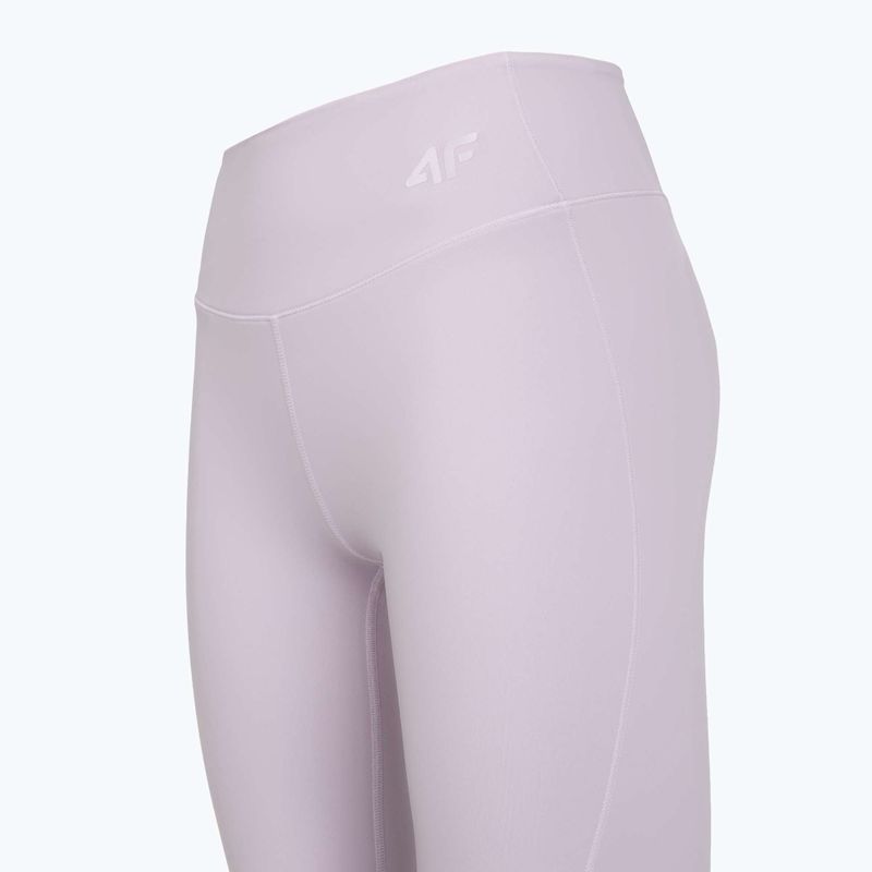 Colanți de antrenament pentru femei 4F Solar Punk FNK F404 light violet 3