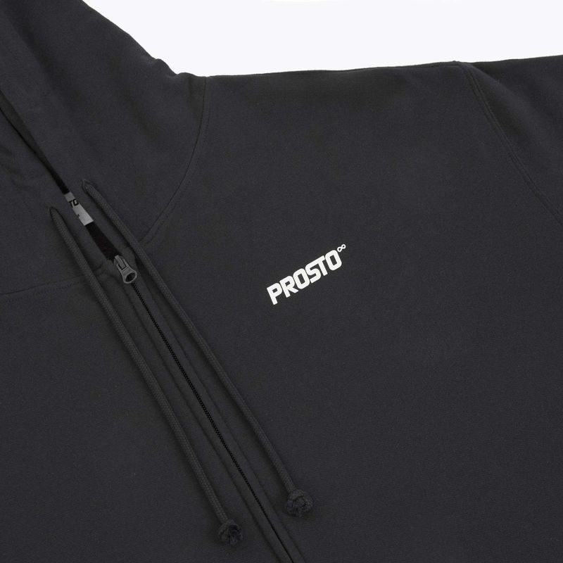 Bluză pentru bărbați PROSTO Hoodie Logo Zip black 3