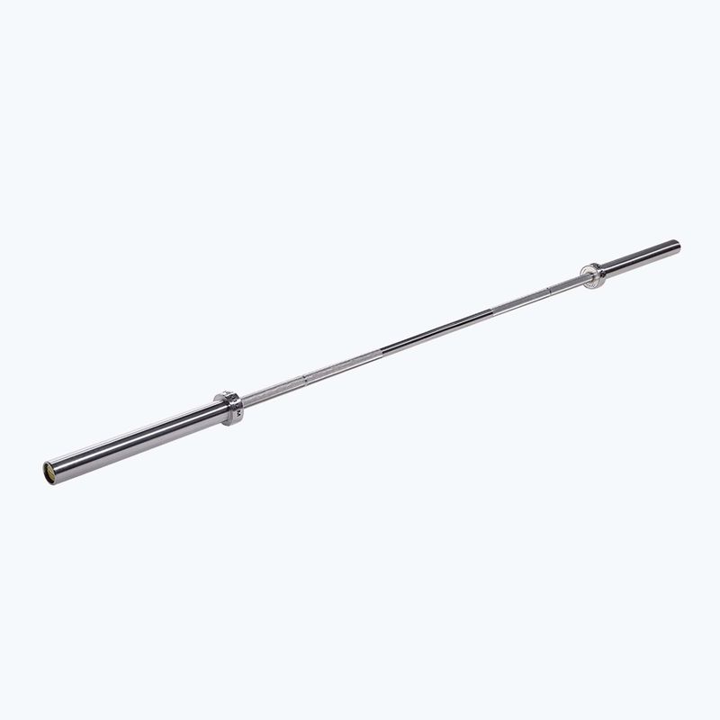 Bară olimpică HMS GO900 + cleme ZG1500 Silver Lock Jaw X2 Premium 2