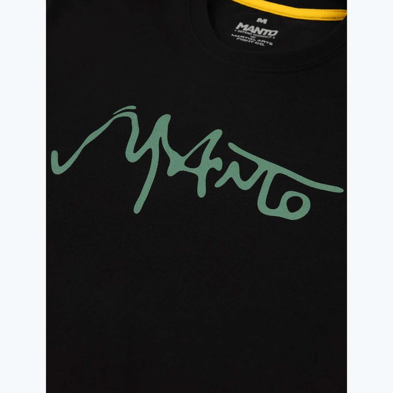 Tricou pentru bărbați MANTO Ink negru 3