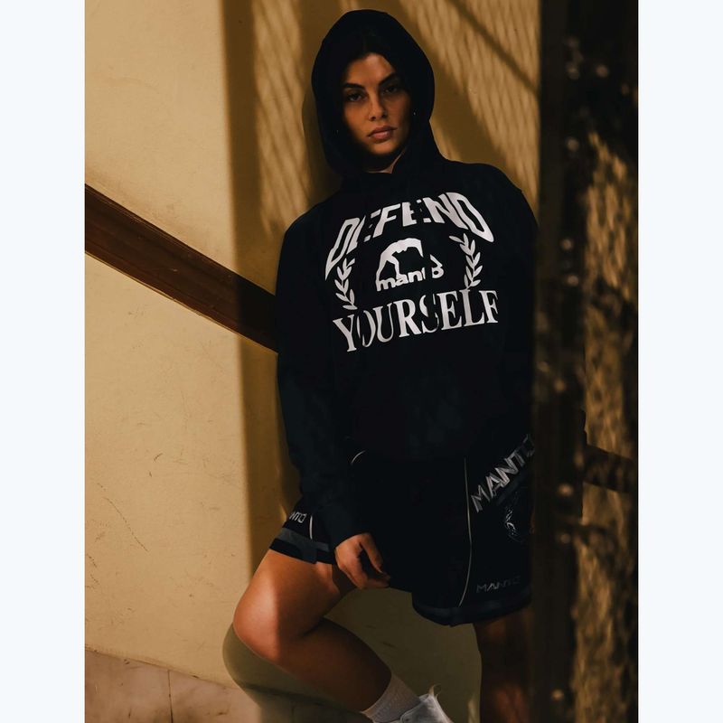 Bluză pentru bărbați MANTO Defend Hoody negru 4