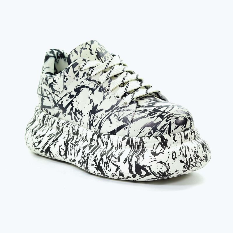Pantofi damă GOE SS2N4003 alb/negru 8