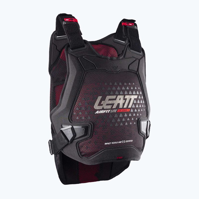 Armură de ciclism Leatt Chest Protector 3DF AirFit Evo Lite black 3