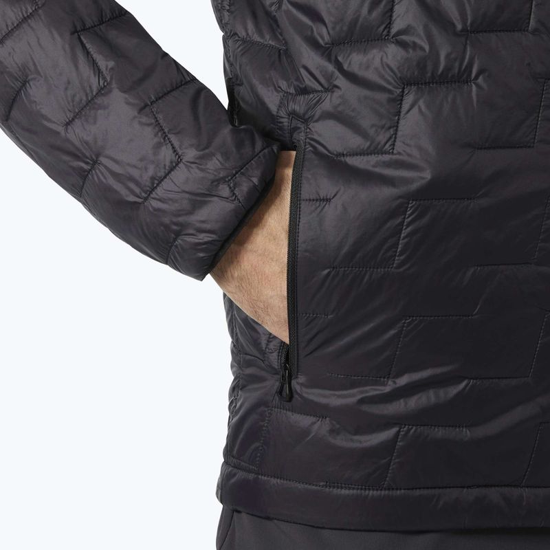 Geacă hibridă pentru bărbați Helly Hansen Lifaloft Hooded Insulator black matte 4