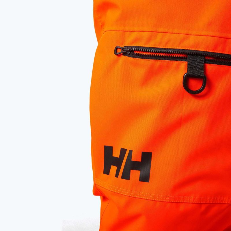 Pantaloni de schi pentru bărbați  Helly Hansen Sogn Cargo neon orange 3