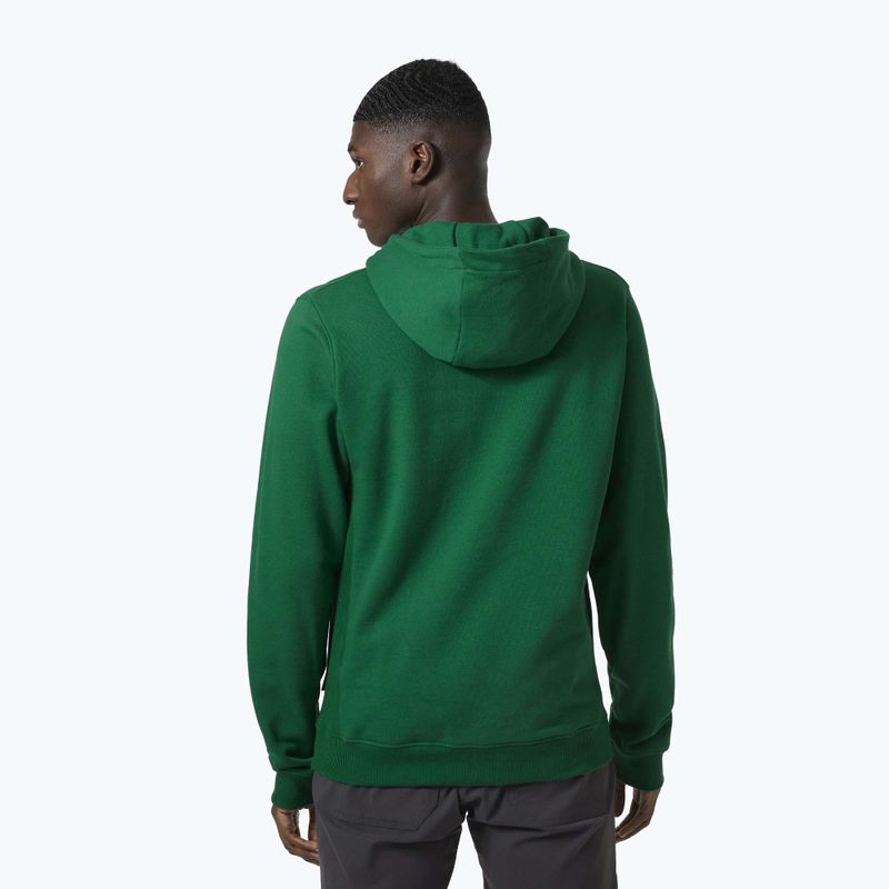 Tricou de trekking pentru bărbați Helly Hansen F2F F2F Hoodie din bumbac organic malachite 2