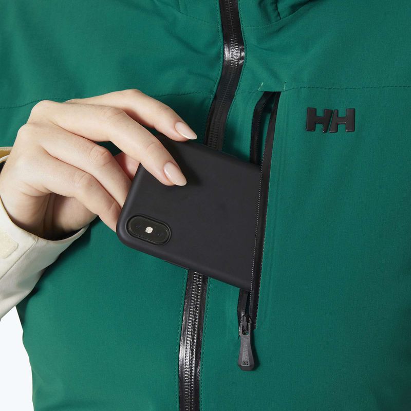 Geacă de schi pentru femei Helly Hansen Alphelia emerald snow 3