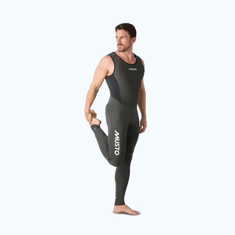 Costum de înot pentru bărbați Musto Flexlite Dynamic 2 mm Long John dark grey 8